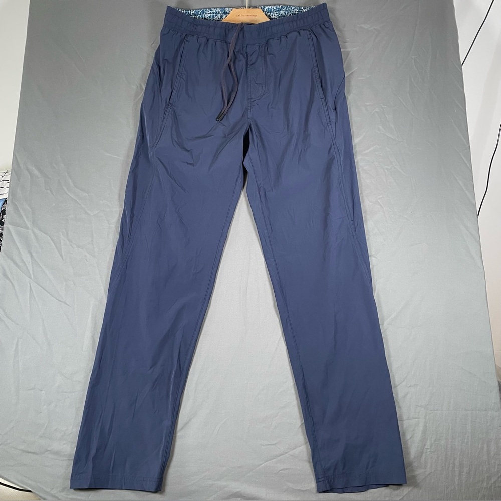 Rhone Activewear Pants Men's Medium Navy Blue Stretch Athletic Golf Running